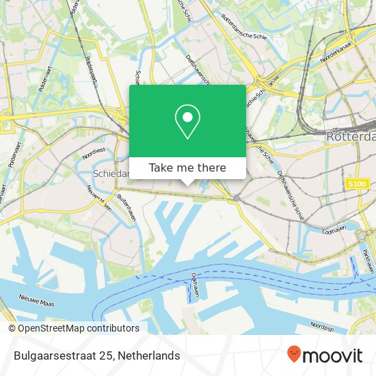 Bulgaarsestraat 25, 3028 BB Rotterdam map