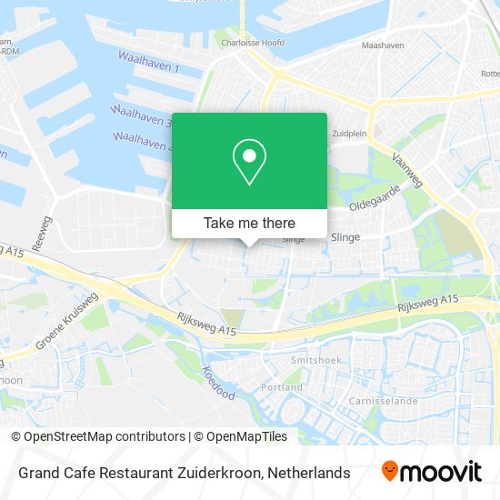 Grand Cafe Restaurant Zuiderkroon map