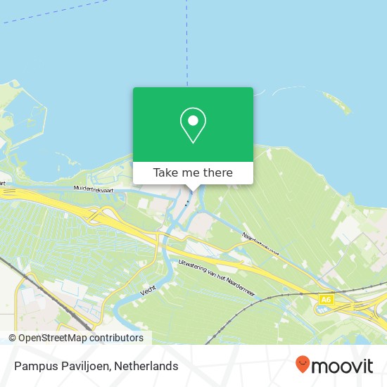 Pampus Paviljoen, Pampus map