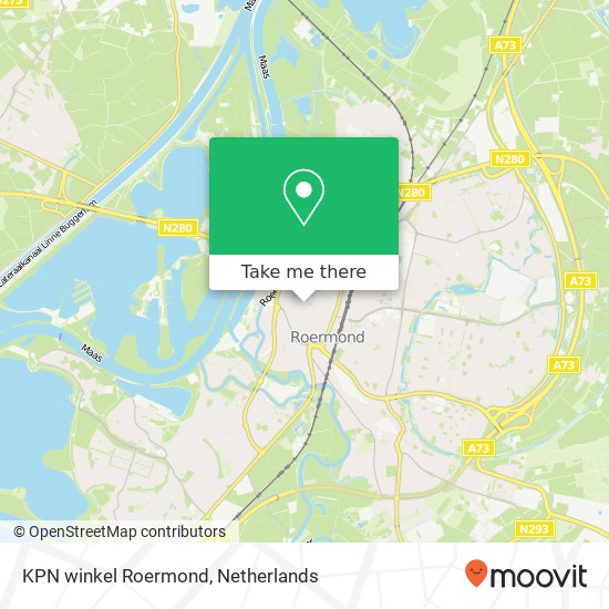 KPN winkel Roermond, Munsterplein 8 map