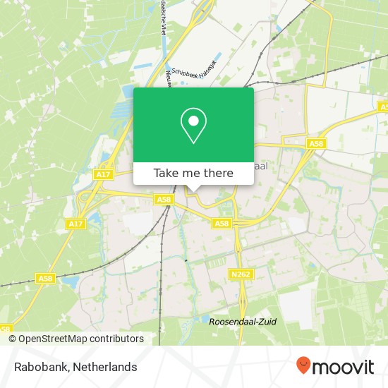 Rabobank, Laan van Limburg 2 map