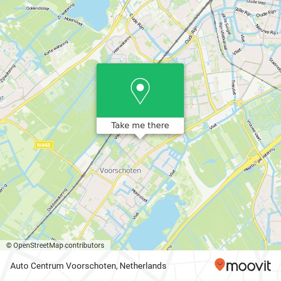 Auto Centrum Voorschoten, Van Beethovenlaan 67 map