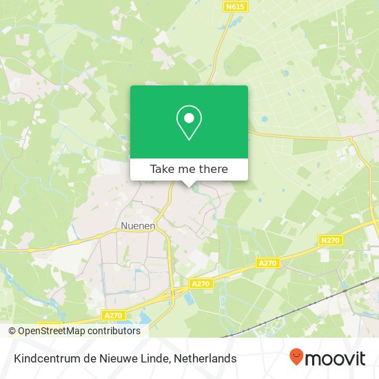 Kindcentrum de Nieuwe Linde, Van Duynhovenlaan 15 map