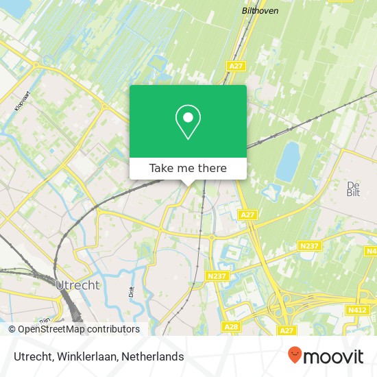 Utrecht, Winklerlaan map