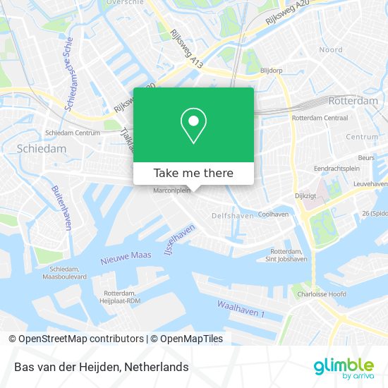 Bas van der Heijden map