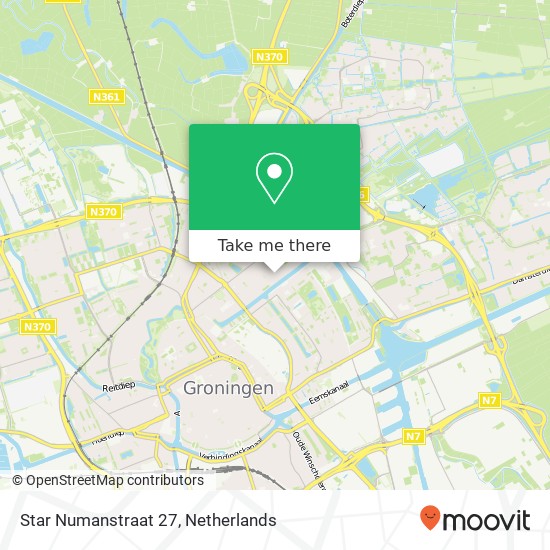 Star Numanstraat 27, 9714 JJ Groningen map