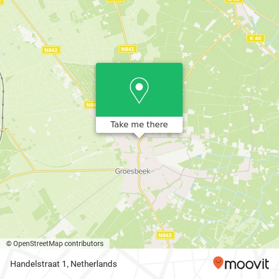 Handelstraat 1, 6561 ET Groesbeek map