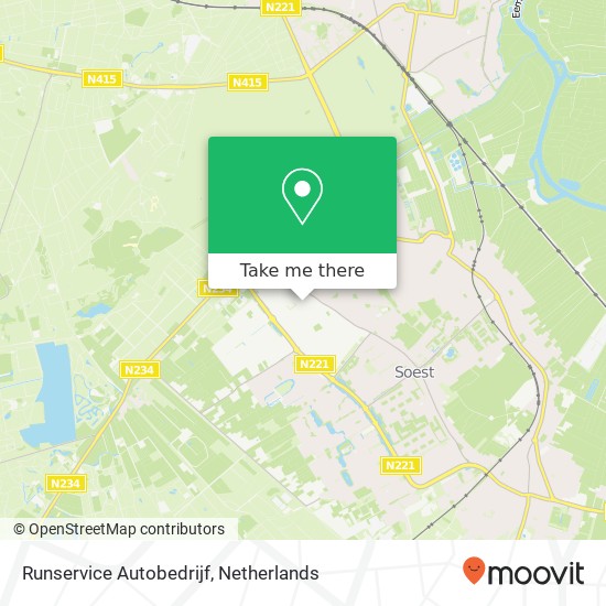 Runservice Autobedrijf, Kostverlorenweg 5B map
