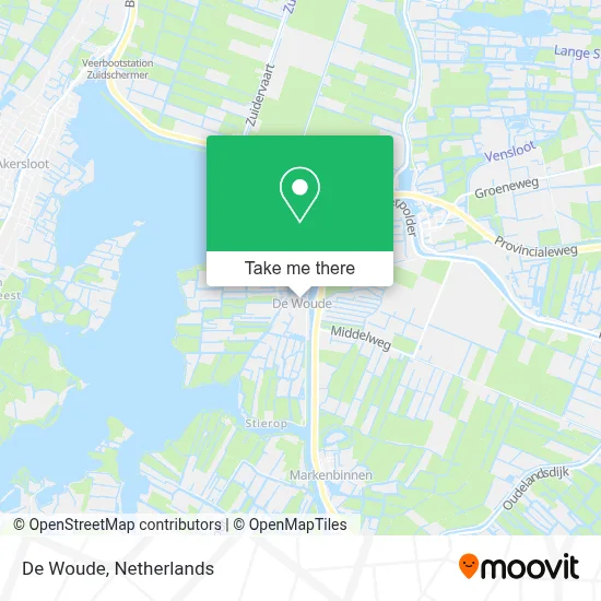 De Woude map