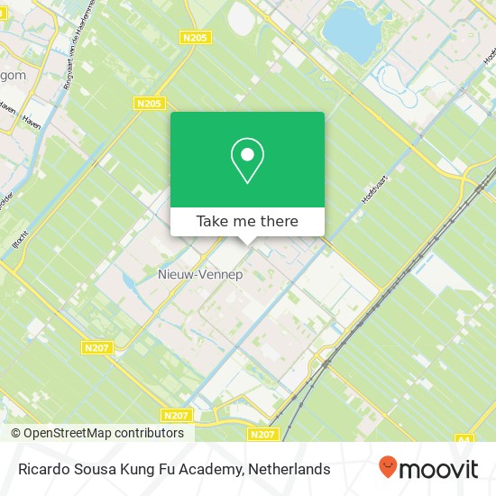 Ricardo Sousa Kung Fu Academy, Lucas Bolsstraat 6C map