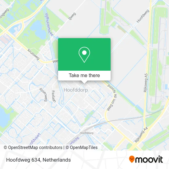 Hoofdweg 634 map