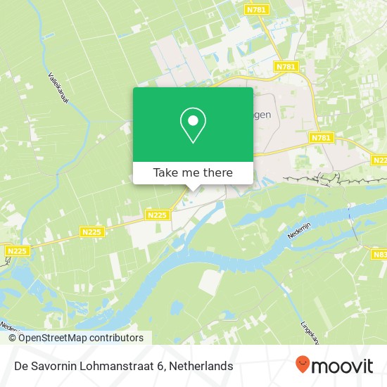 De Savornin Lohmanstraat 6, 6702 BP Wageningen map