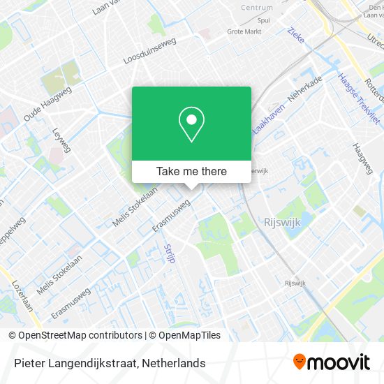 Pieter Langendijkstraat map