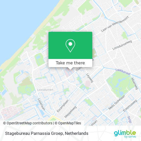 Stagebureau Parnassia Groep map