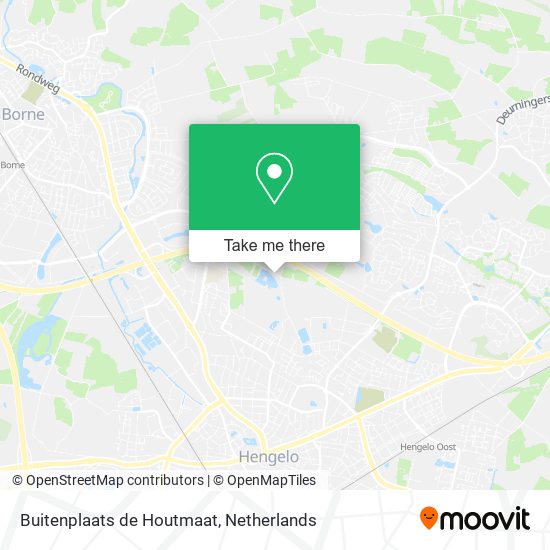 Buitenplaats de Houtmaat map