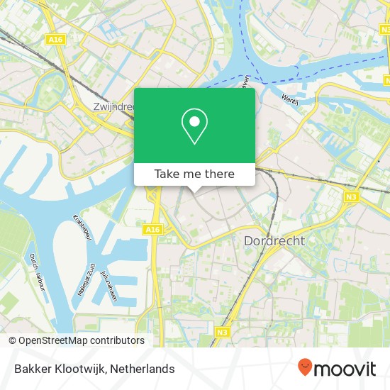Bakker Klootwijk, Brouwersdijk 30 Karte
