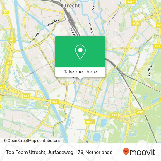 Top Team Utrecht, Jutfaseweg 178 map