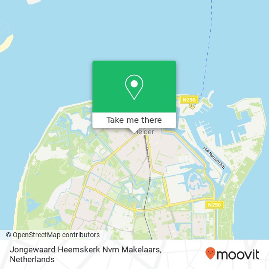 Jongewaard Heemskerk Nvm Makelaars, Middenweg 159A map