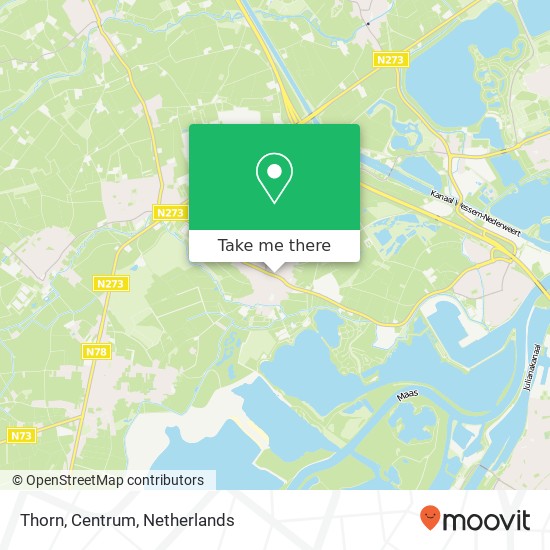 Thorn, Centrum map