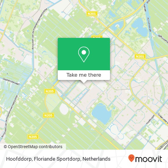 Hoofddorp, Floriande Sportdorp map
