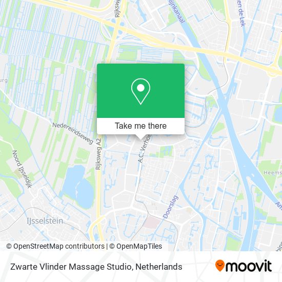 Zwarte Vlinder Massage Studio map