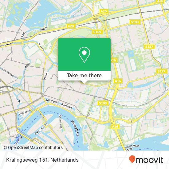Kralingseweg 151, 3062 HB Rotterdam map