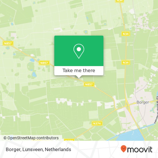 Borger, Lunsveen map