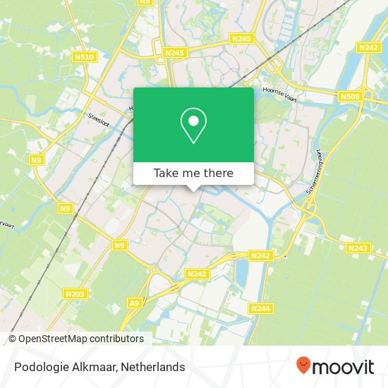 Podologie Alkmaar, Dokter Schaepmankade map