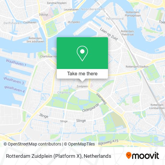 Rotterdam Zuidplein (Platform X) Karte