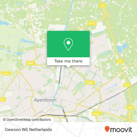 Gewoon Wil map