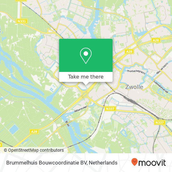 Brummelhuis Bouwcoordinatie BV, Grote Voort 221 map