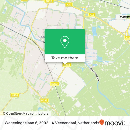 Wageningselaan 6, 3903 LA Veenendaal map