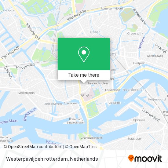 Westerpaviljoen rotterdam map