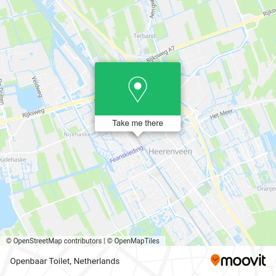 Openbaar Toilet map