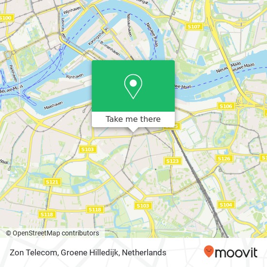 Zon Telecom, Groene Hilledijk map