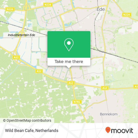 Wild Bean Cafe, Doctor Willem Dreeslaan 25 map