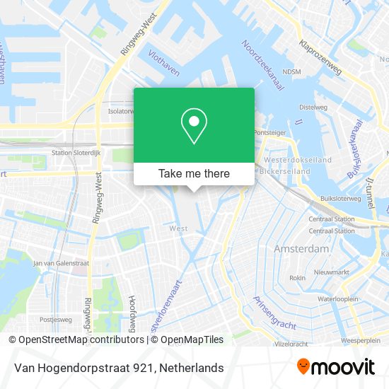 Van Hogendorpstraat 921 map