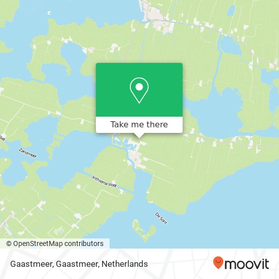 Gaastmeer, Gaastmeer map