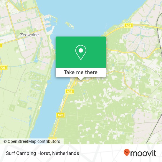 Surf Camping Horst map