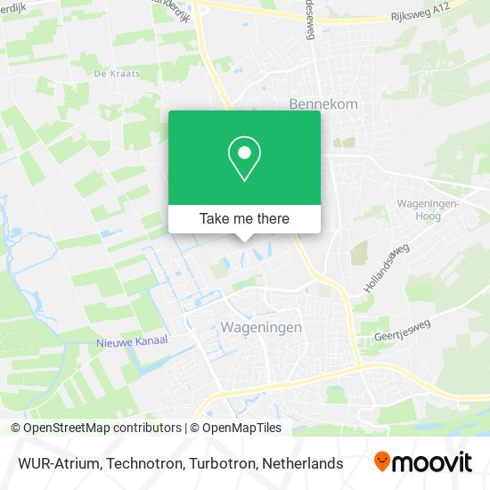 WUR-Atrium, Technotron, Turbotron map