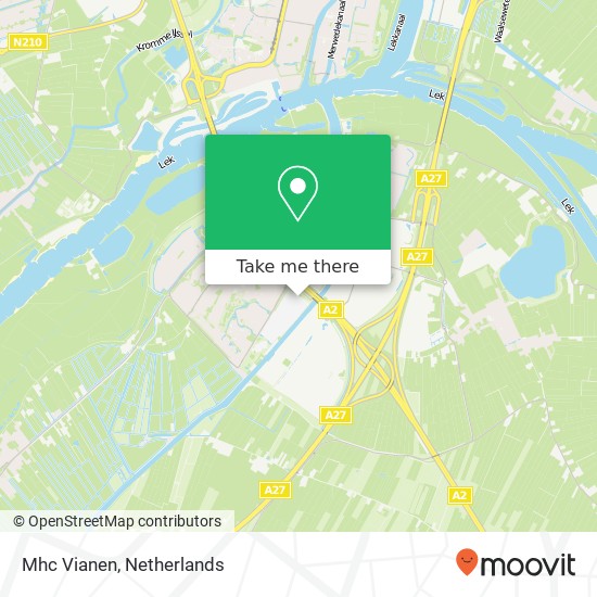 Mhc Vianen, Clarissenhof 58 map