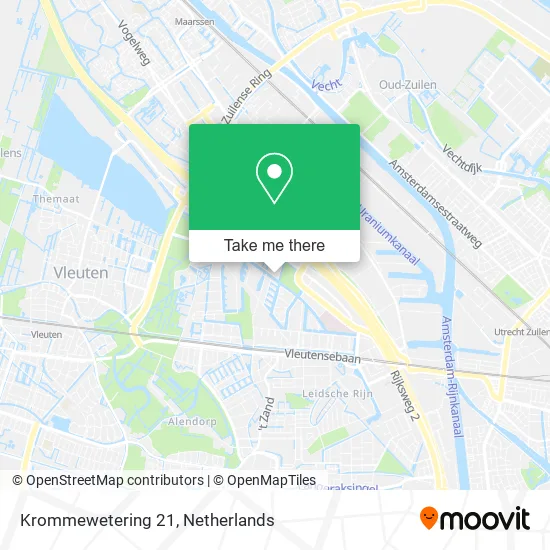 Krommewetering 21 map