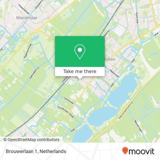 Brouwerlaan 1, 2252 BB Voorschoten map