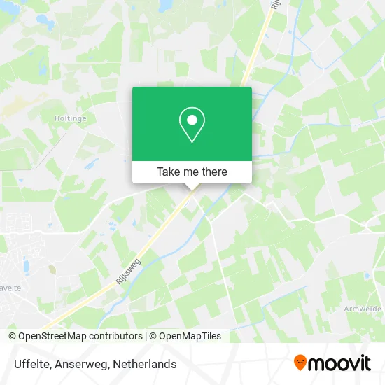 Uffelte, Anserweg map
