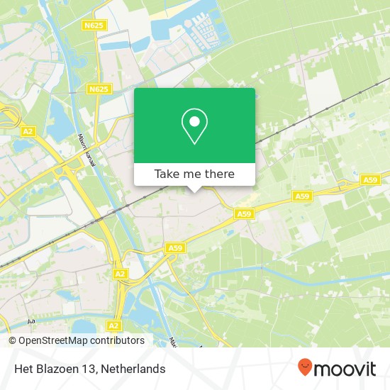 Het Blazoen 13, 5242 CR Rosmalen map