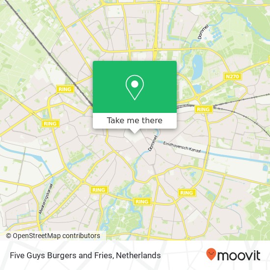 Five Guys Burgers and Fries, Markt 15 map