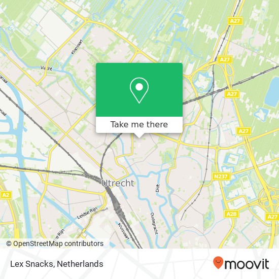 Lex Snacks, Samuel van Houtenstraat 14 map
