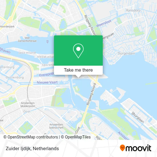 Zuider Ijdijk map