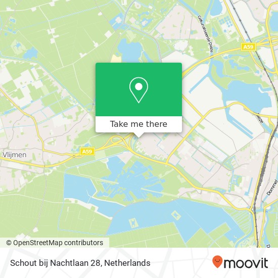 Schout bij Nachtlaan 28, 5224 GH 's-Hertogenbosch map