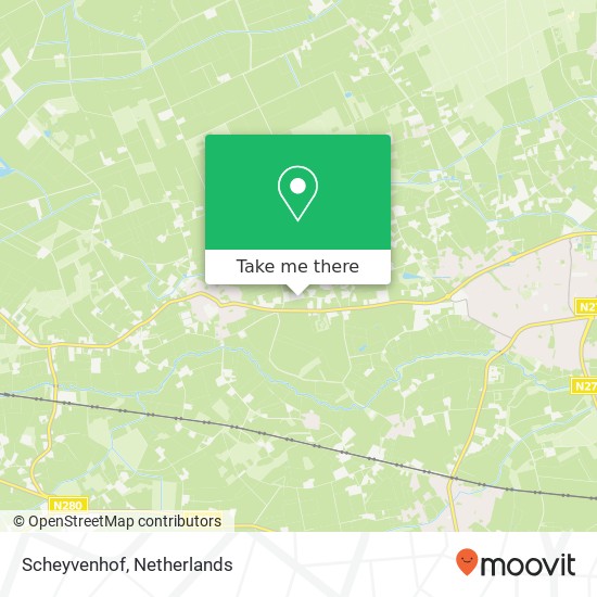 Scheyvenhof map